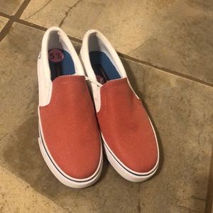 Tommy Hilfiger slip on shoes.